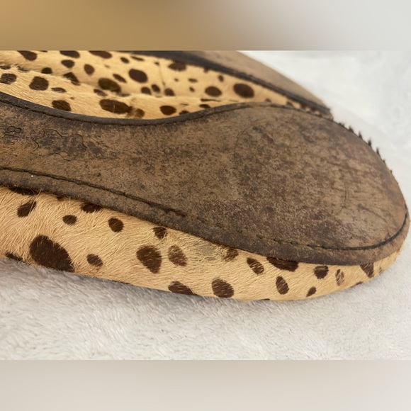 Tory Burch 9-5 Chelsea Calf Hair/Leather Flats - 8 - Picture 10 of 11